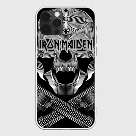 Чехол для iPhone 12 Pro Max с принтом Iron Maiden в Петрозаводске, Силикон |  | бас | британия | брюс дикинсон | гитара | группа | дева | железная | метал | нико макбрэйн | рок | стив харрис | хеви | яник герс