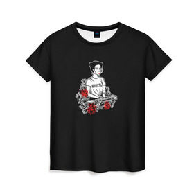 Женская футболка 3D с принтом Монеточка - Юность в Петрозаводске, 100% полиэфир ( синтетическое хлопкоподобное полотно) | прямой крой, круглый вырез горловины, длина до линии бедер | альбом | лиза | монеточка | музыка | нет монет | раскраски | ушла к реалисту | юность