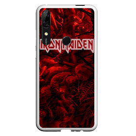 Чехол для Honor P Smart Z с принтом Iron Maiden в Петрозаводске, Силикон | Область печати: задняя сторона чехла, без боковых панелей | бас | британия | брюс дикинсон | гитара | группа | дева | железная | метал | нико макбрэйн | рок | стив харрис | хеви | яник герс