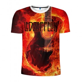 Мужская футболка 3D спортивная с принтом Led Zeppelin в Петрозаводске, 100% полиэстер с улучшенными характеристиками | приталенный силуэт, круглая горловина, широкие плечи, сужается к линии бедра | блюз рок | британская | группа | джимми пейдж | джон пол джонс | роберт плант | рок | фолк рок | хард рок | хеви метал