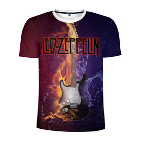 Мужская футболка 3D спортивная с принтом Led Zeppelin в Петрозаводске, 100% полиэстер с улучшенными характеристиками | приталенный силуэт, круглая горловина, широкие плечи, сужается к линии бедра | блюз рок | британская | группа | джимми пейдж | джон пол джонс | роберт плант | рок | фолк рок | хард рок | хеви метал