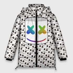 Женская зимняя куртка 3D с принтом Маршмелло в Петрозаводске, верх — 100% полиэстер; подкладка — 100% полиэстер; утеплитель — 100% полиэстер | длина ниже бедра, силуэт Оверсайз. Есть воротник-стойка, отстегивающийся капюшон и ветрозащитная планка. 

Боковые карманы с листочкой на кнопках и внутренний карман на молнии | chris comstock | electronic | joytime iii | marshmello | клубная | маршмелло | маршмеллоу | электронная музыка
