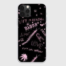 Чехол для iPhone 12 Pro Max с принтом LIL PEEP - Life Is Beautiful в Петрозаводске, Силикон |  | Тематика изображения на принте: beautiful | broken | daddy | dead | exclusive | heart | life | lil | lilpeep | music | peep | pump | rap | rapper | rip | tattoo | густав | лил | лилпип | мертв | память | пип | рип | рэп | рэпер | сердечко | сердце | тату | умер