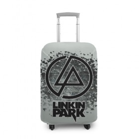 Чехол для чемодана 3D с принтом Linkin Park в Петрозаводске, 86% полиэфир, 14% спандекс | двустороннее нанесение принта, прорези для ручек и колес | американская | группа | линкин | майк шинода | метал | музыка | ню | парк | поп | рок | рэп | феникс фаррелл | честер беннингтон | электроник