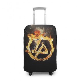 Чехол для чемодана 3D с принтом Linkin Park в Петрозаводске, 86% полиэфир, 14% спандекс | двустороннее нанесение принта, прорези для ручек и колес | американская | группа | линкин | майк шинода | метал | музыка | ню | парк | поп | рок | рэп | феникс фаррелл | честер беннингтон | электроник