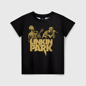 Детская футболка 3D с принтом Linkin Park в Петрозаводске, 100% гипоаллергенный полиэфир | прямой крой, круглый вырез горловины, длина до линии бедер, чуть спущенное плечо, ткань немного тянется | Тематика изображения на принте: американская | группа | линкин | майк шинода | метал | музыка | ню | парк | поп | рок | рэп | феникс фаррелл | честер беннингтон | электроник