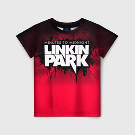 Детская футболка 3D с принтом Linkin Park в Петрозаводске, 100% гипоаллергенный полиэфир | прямой крой, круглый вырез горловины, длина до линии бедер, чуть спущенное плечо, ткань немного тянется | Тематика изображения на принте: американская | группа | линкин | майк шинода | метал | музыка | ню | парк | поп | рок | рэп | феникс фаррелл | честер беннингтон | электроник