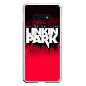 Чехол для Samsung S10E с принтом Linkin Park в Петрозаводске, Силикон | Область печати: задняя сторона чехла, без боковых панелей | Тематика изображения на принте: американская | группа | линкин | майк шинода | метал | музыка | ню | парк | поп | рок | рэп | феникс фаррелл | честер беннингтон | электроник