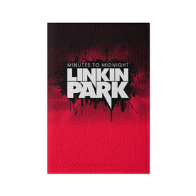 Обложка для паспорта матовая кожа с принтом Linkin Park  в Петрозаводске, натуральная матовая кожа | размер 19,3 х 13,7 см; прозрачные пластиковые крепления | Тематика изображения на принте: американская | группа | линкин | майк шинода | метал | музыка | ню | парк | поп | рок | рэп | феникс фаррелл | честер беннингтон | электроник