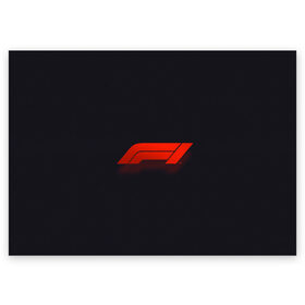 Поздравительная открытка с принтом Formula 1 Logo в Петрозаводске, 100% бумага | плотность бумаги 280 г/м2, матовая, на обратной стороне линовка и место для марки
 | formula | лого | формула
