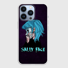 Чехол для iPhone 13 Pro с принтом Sally Face в Петрозаводске,  |  | Тематика изображения на принте: sally face | игра | компьютерная игра | лицо | маска | протез | салли фейс | школа | шрамы