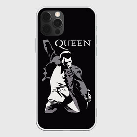 Чехол для iPhone 12 Pro с принтом Queen в Петрозаводске, силикон | область печати: задняя сторона чехла, без боковых панелей | queen | брайан мэи | британская | группа | джон дикон | королева | роджер тейлор | рок | фредди меркьюри