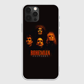 Чехол для iPhone 12 Pro Max с принтом Queen Bohemian Rhapsody в Петрозаводске, Силикон |  | Тематика изображения на принте: queen | брайан мэи | британская | группа | джон дикон | королева | роджер тейлор | рок | фредди меркьюри