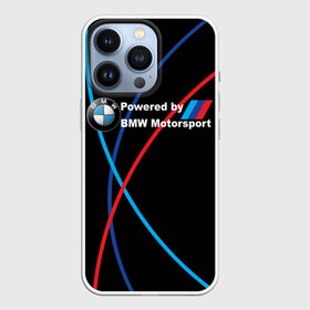 Чехол для iPhone 13 Pro с принтом Powered by BMW M в Петрозаводске,  |  | bmw | bmw m | bmw performance | motorsport | powered by bmw m | powered by bmw motorsport | машина bmw | мотоспорт | спорт