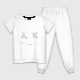 Детская пижама хлопок с принтом FORTNITE x MARSHMELLO в Петрозаводске, 100% хлопок |  брюки и футболка прямого кроя, без карманов, на брюках мягкая резинка на поясе и по низу штанин
 | 