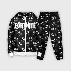 Детский костюм 3D с принтом FORTNITE x MARSHMELLO в Петрозаводске,  |  | 2019 | armor | armour | cybersport | esport | fortnite | game | llama | logo | броня | игра | киберспорт | лама | фиолетовый | фирменные цвета | фортнайт