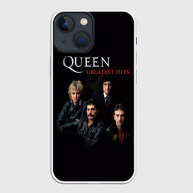Чехол для iPhone 13 mini с принтом Queen в Петрозаводске,  |  | queen | богемская рапсодия | брайан мэи | британская | группа | королева | роджер тейлор | рок | фредди меркьюри