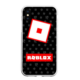 Чехол для iPhone XS Max матовый с принтом ROBLOX в Петрозаводске, Силикон | Область печати: задняя сторона чехла, без боковых панелей | game | gamer | logo | minecraft | roblox | simulator | игра | конструктор | лого | симулятор | строительство | фигура