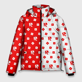 Мужская зимняя куртка 3D с принтом ROBLOX в Петрозаводске, верх — 100% полиэстер; подкладка — 100% полиэстер; утеплитель — 100% полиэстер | длина ниже бедра, свободный силуэт Оверсайз. Есть воротник-стойка, отстегивающийся капюшон и ветрозащитная планка. 

Боковые карманы с листочкой на кнопках и внутренний карман на молнии. | Тематика изображения на принте: game | gamer | logo | minecraft | roblox | simulator | игра | конструктор | лого | симулятор | строительство | фигура