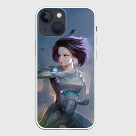 Чехол для iPhone 13 mini с принтом Алита Боевой Ангел в Петрозаводске,  |  | alita | anime | battle angel | manga | алита | аниме | боевой ангел | киберпанк | манга | постапокалипсис