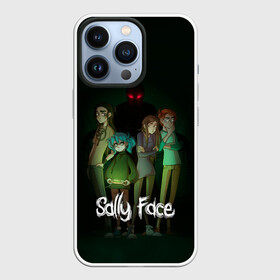 Чехол для iPhone 13 Pro с принтом Sally Face в Петрозаводске,  |  | Тематика изображения на принте: blue | diane | face | fisher | gizmo | henry | johnson | killer | larry | sally | генри | гизмо | джонсон | диана | ларри | лицо | салли | фейс | фишер