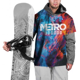 Накидка на куртку 3D с принтом Metro Fire в Петрозаводске, 100% полиэстер |  | Тематика изображения на принте: exodus | metro | stalker | артем | исход | метро | сталкер | эксодус