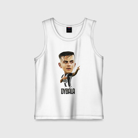 Детская майка хлопок с принтом Dybala в Петрозаводске,  |  | champion | cr7 | cristiano | game | goal | italy | juventus | madrid | real | ronaldo | spain | team | буффон | гол | дибала | золотой мяч | игрок | испания | италия | криштиану | мадрид | португалия | реал | роналду | спорт | тренер | футбол | 