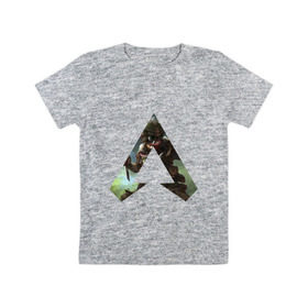 Детская футболка хлопок с принтом APEX Legends в Петрозаводске, 100% хлопок | круглый вырез горловины, полуприлегающий силуэт, длина до линии бедер | Тематика изображения на принте: 
