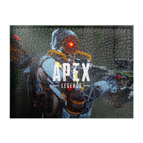 Обложка для студенческого билета с принтом APEX Legends в Петрозаводске, натуральная кожа | Размер: 11*8 см; Печать на всей внешней стороне | 2 | 2019 | 3 | apex | game | legends | titanfall | игра | титанфолл