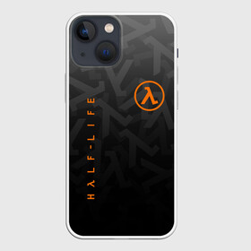 Чехол для iPhone 13 mini с принтом HALF LIFE | ХАЛФ ЛАЙФ в Петрозаводске,  |  | aperture laboratorie | black mesa | gordon freeman | half life | half life 3 | logo | valve | вэлв | гордон фриман | игра | лого | монтировка | фантастика | халф лайф