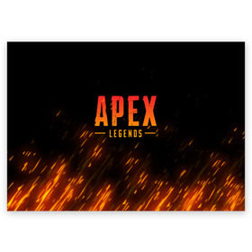 Поздравительная открытка с принтом APEX LEGENDS BATTLE ROYAL в Петрозаводске, 100% бумага | плотность бумаги 280 г/м2, матовая, на обратной стороне линовка и место для марки
 | apex | apex legends | battle | battle royal | fire | titanfall | апекс | апекс легендс | батл рояль | битва | война | королевская битва | огонь