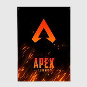 Постер с принтом APEX LEGENDS | АПЕКС ЛЕГЕНДС в Петрозаводске, 100% бумага
 | бумага, плотность 150 мг. Матовая, но за счет высокого коэффициента гладкости имеет небольшой блеск и дает на свету блики, но в отличии от глянцевой бумаги не покрыта лаком | apex | apex legends | battle | battle royal | fire | titanfall | апекс | апекс легендс | батл рояль | битва | война | королевская битва | огонь