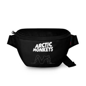 Поясная сумка 3D с принтом Arctic Monkeys в Петрозаводске, 100% полиэстер | плотная ткань, ремень с регулируемой длиной, внутри несколько карманов для мелочей, основное отделение и карман с обратной стороны сумки застегиваются на молнию | arctic monkeys | алекс тёрнер | арктик манкиз | группы | джейми кук | инди | музыка | мэтт хелдерс | ник омэлли | постпанк | рок