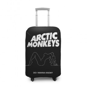 Чехол для чемодана 3D с принтом Arctic Monkeys в Петрозаводске, 86% полиэфир, 14% спандекс | двустороннее нанесение принта, прорези для ручек и колес | arctic monkeys | алекс тёрнер | арктик манкиз | группы | джейми кук | инди | музыка | мэтт хелдерс | ник омэлли | постпанк | рок
