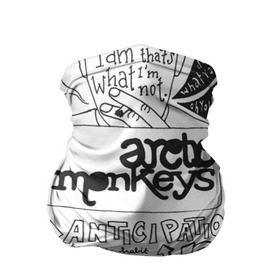 Бандана-труба 3D с принтом Arctic Monkeys в Петрозаводске, 100% полиэстер, ткань с особыми свойствами — Activecool | плотность 150‒180 г/м2; хорошо тянется, но сохраняет форму | 