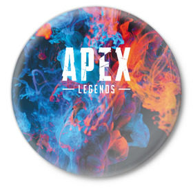 Значок с принтом Apex Legends в Петрозаводске,  металл | круглая форма, металлическая застежка в виде булавки | apex | battle royale | legends | titanfall | апекс | легенды