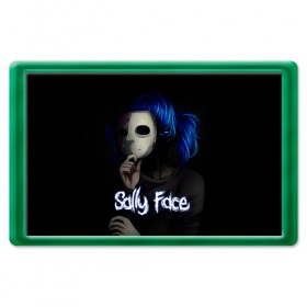 Магнит 45*70 с принтом Sally Face (9) в Петрозаводске, Пластик | Размер: 78*52 мм; Размер печати: 70*45 | face | fisher | larry johnson | mask | sally | sally face | sally fisher | демоны | духи | маска | призраки | салли | салли фейс | салли фишер | фейс