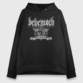 Женское худи Oversize хлопок с принтом Behemoth в Петрозаводске, френч-терри — 70% хлопок, 30% полиэстер. Мягкий теплый начес внутри —100% хлопок | боковые карманы, эластичные манжеты и нижняя кромка, капюшон на магнитной кнопке | behemoth | black metal | death metal | inferno | nergal | orion | seth | блэк метал | группы | дэт метал | метал | музыка | рок