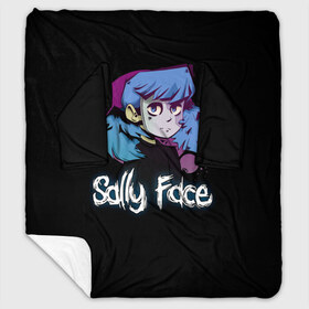 Плед с рукавами с принтом Sally Face (15) в Петрозаводске, 100% полиэстер | Закругленные углы, все края обработаны. Ткань не мнется и не растягивается. Размер 170*145 | face | fisher | larry johnson | mask | sally | sally face | sally fisher | демоны | духи | маска | призраки | салли | салли фейс | салли фишер | фейс