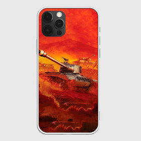 Чехол для iPhone 12 Pro Max с принтом Танки в Петрозаводске, Силикон |  | battle | game | tank | tanks | war | wearpon | wot | бой | война | вот | игра | оружие | танк | танки