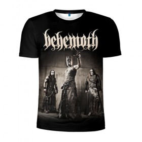 Мужская футболка 3D спортивная с принтом Behemoth в Петрозаводске, 100% полиэстер с улучшенными характеристиками | приталенный силуэт, круглая горловина, широкие плечи, сужается к линии бедра | behemoth | black metal | death metal | inferno | nergal | orion | seth | блэк метал | группы | дэт метал | метал | музыка | рок