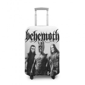 Чехол для чемодана 3D с принтом Behemoth в Петрозаводске, 86% полиэфир, 14% спандекс | двустороннее нанесение принта, прорези для ручек и колес | behemoth | black metal | death metal | inferno | nergal | orion | seth | блэк метал | группы | дэт метал | метал | музыка | рок
