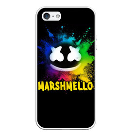 Чехол для iPhone 5/5S матовый с принтом Marshmello в Петрозаводске, Силикон | Область печати: задняя сторона чехла, без боковых панелей | alone | beautiful now | disc | dj | jockey | marshmallow | американский | диджей | дискотека | маршмэллоу | продюсер