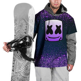Накидка на куртку 3D с принтом Fortnite & Marshmello в Петрозаводске, 100% полиэстер |  | fortnite | fortnite 2 | fortnite x | marshmello | ninja | ninja hyper streamer | ninja streamer | streamer | tyler blevins | игра | маршмелло | ниндзя | фортнайт | фортнайт 2 | фортнайт глава 2