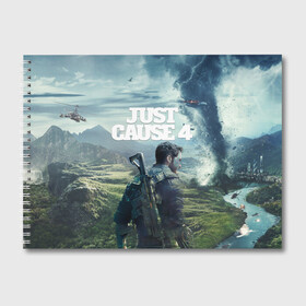 Альбом для рисования с принтом Just Cause 4 в Петрозаводске, 100% бумага
 | матовая бумага, плотность 200 мг. | Тематика изображения на принте: 2019 | fight | jc4 | just cause | mix fight | shot | автомат | агент | битва | боевик | бой | взрыв | выстрел | джаст каус | драка | игра | игровая | компьютерная | миссия | оружие | симулятор | спецназ | турнир | экшен