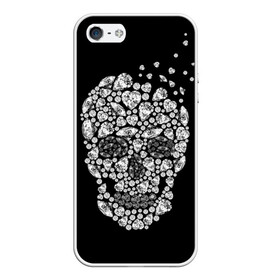 Чехол для iPhone 5/5S матовый с принтом Diamond skull в Петрозаводске, Силикон | Область печати: задняя сторона чехла, без боковых панелей | background | black | death | diamond skull | drawing | graphics | hal | hearts | precious stones | symbol | wealth | богатство | бриллиантовый | графика | день мертвых | драгоценные | камни | мексика | праздник | рисунок | сердца | символ | фон |