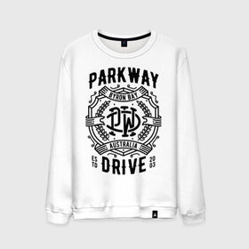 Мужской свитшот хлопок с принтом Parkway Drive в Петрозаводске, 100% хлопок |  | atlas | ire | parkway drive | pd | группы | метал | музыка | рок | хеви метал