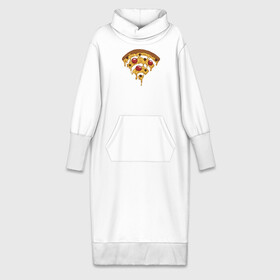 Платье удлиненное хлопок с принтом Пицца Wi Fi в Петрозаводске,  |  | pizza | wi fi | wifi | абстракция | вай фай | интернет | пицца