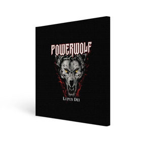 Холст квадратный с принтом Powerwolf в Петрозаводске, 100% ПВХ |  | heavy metal | metal | powerwolf | группы | метал | музыка | пауэр метал | рок | хеви метал