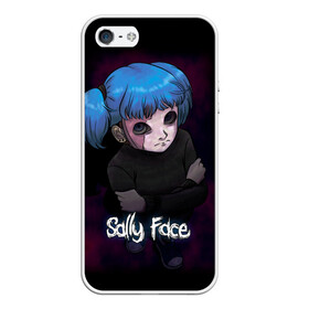 Чехол для iPhone 5/5S матовый с принтом Sally Face (17) в Петрозаводске, Силикон | Область печати: задняя сторона чехла, без боковых панелей | face | fisher | larry johnson | mask | sally | sally face | sally fisher | демоны | духи | маска | призраки | салли | салли фейс | салли фишер | фейс